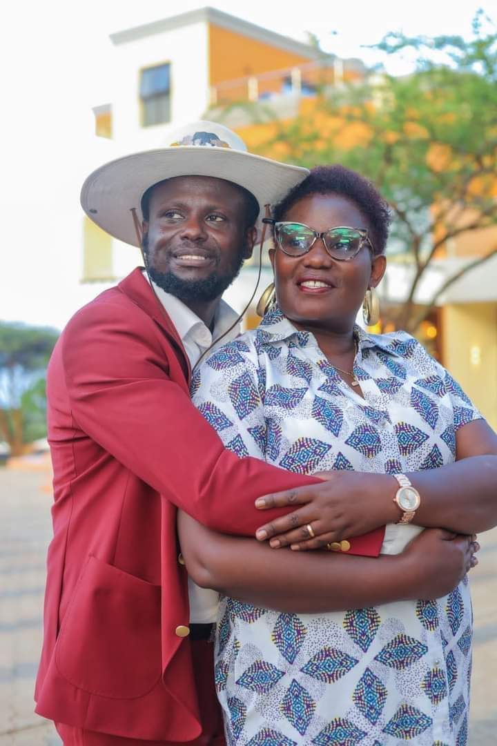Kawira Mwangaza showers Husband on his birthday