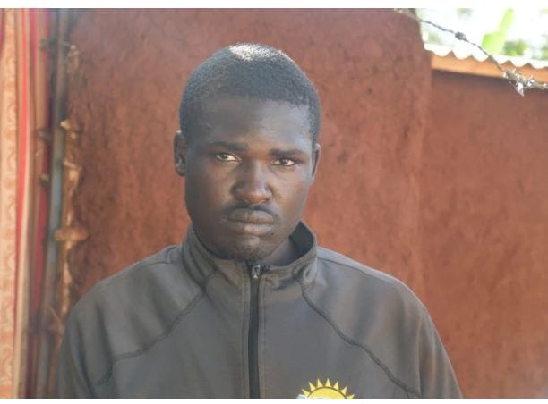 Ruben Garachaka, murder and armed robbery suspect who escaped from the Kitale Law Courts